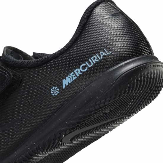 Детски футболни бутонки Nike Mercurial Vapor 16 Club Childrens Indoor Football Boots Black/Blue Nike Mercurial Vapor 16 Club Childrens Indoor Football Boots Black/Blue Детски футболни бутонки
