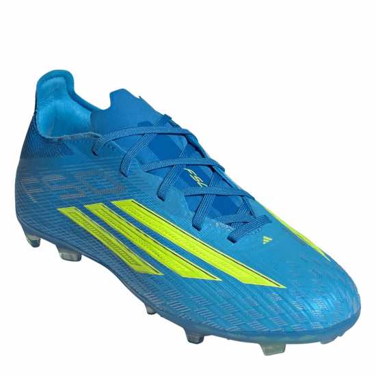 Adidas F50 Elite Childrens Firm Ground Football Boots Blue/Yellow 