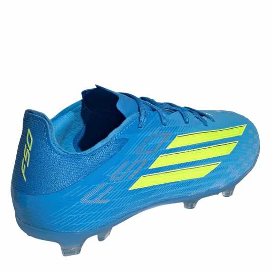 Adidas F50 Elite Childrens Firm Ground Football Boots Blue/Yellow 