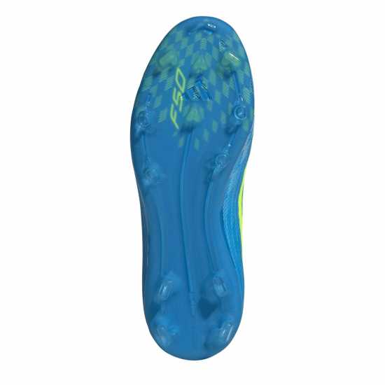 Adidas F50 Elite Childrens Firm Ground Football Boots Blue/Yellow 