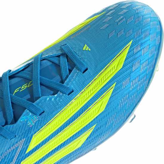 Adidas F50 Elite Childrens Firm Ground Football Boots Blue/Yellow 