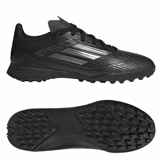 Детски футболни бутонки Adidas F50 League Childrens Astro Turf Football Boots Черно/сребро Adidas F50 League Childrens Astro Turf Football Boots Черно/сребро Детски футболни бутонки