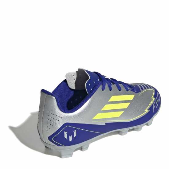 Детски футболни бутонки Adidas F50 Club Childrens Firm Ground Football Boots Сребро/Синьо Adidas F50 Club Childrens Firm Ground Football Boots Сребро/Синьо Детски футболни бутонки