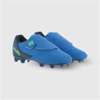 Oneills Meteor V Firm Ground Football Boots Child Кралски/Лайм Детски футболни бутонки