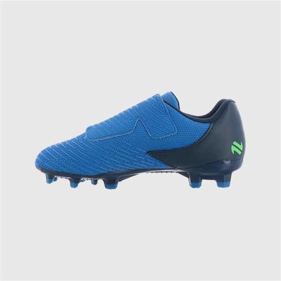 Oneills Meteor V Firm Ground Football Boots Child Кралски/Лайм Детски футболни бутонки