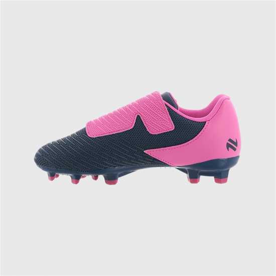Oneills Meteor V Firm Ground Football Boots Child Морско синьо/Розово Детски футболни бутонки