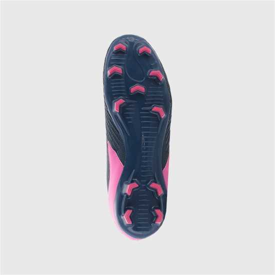 Oneills Meteor V Firm Ground Football Boots Child Морско синьо/Розово Детски футболни бутонки