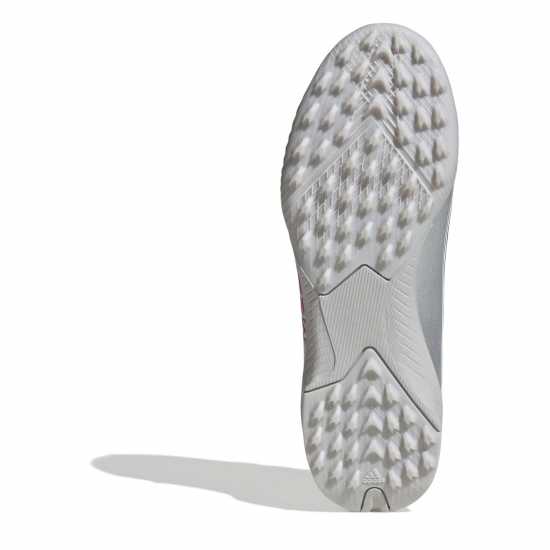 Детски футболни бутонки Adidas F50 League Childrens Astro Turf Football Boots White/Red Adidas F50 League Childrens Astro Turf Football Boots White/Red Детски футболни бутонки