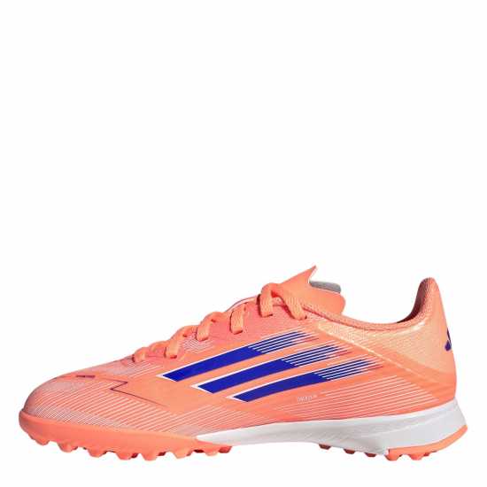 adidas F50 League Childrens Astro Turf Football Boots Оранжево/Синьо Adidas F50 League Childrens Astro Turf Football Boots Оранжево/Синьо