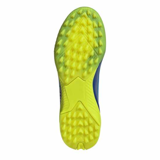 Adidas F50 League Childrens Astro Turf Football Boots Синьо/Жълто Adidas F50 League Childrens Astro Turf Football Boots Синьо/Жълто