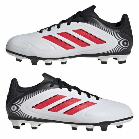 Adidas Copa Pure 3 Club Childrens Firm Ground Football Boots Бяло/Червено Adidas Copa Pure 3 Club Childrens Firm Ground Football Boots Бяло/Червено