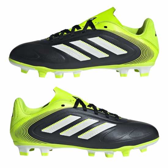 Adidas Copa Pure 3 Club Childrens Firm Ground Football Boots Черно/Лимон 