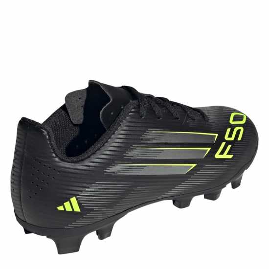 adidas F50 Club Childrens Firm Ground Football Boots Черно/Лимон adidas F50 Club Childrens Firm Ground Football Boots Черно/Лимон