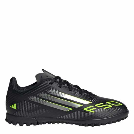 Adidas F50 Club Childrens Astro Turf Football Boots Черно/Лимон adidas F50 Club Childrens Astro Turf Football Boots Черно/Лимон