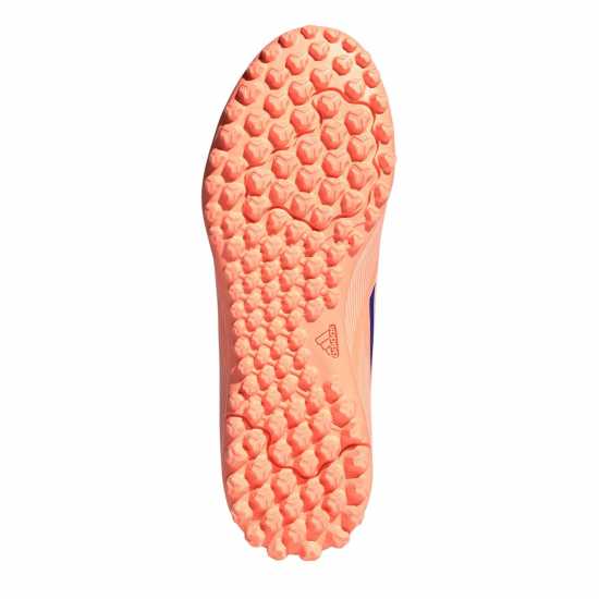 Adidas F50 Club Childrens Astro Turf Football Boots Оранжево/Синьо 