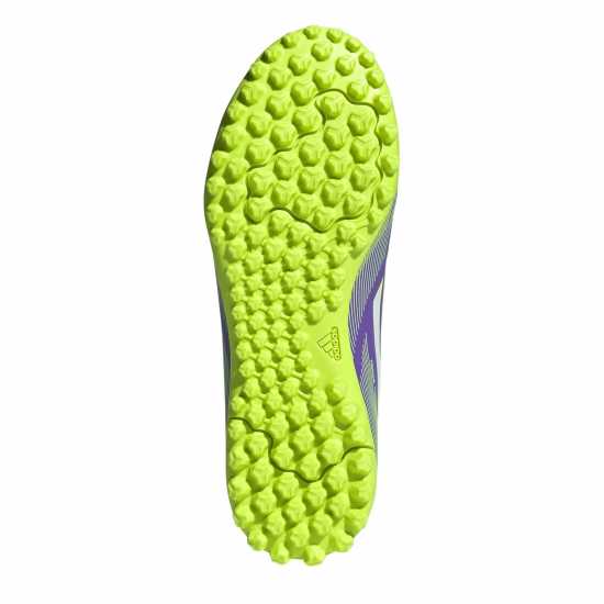 Adidas F50 Club Childrens Astro Turf Football Boots Лилаво/Бяло Adidas F50 Club Childrens Astro Turf Football Boots Лилаво/Бяло