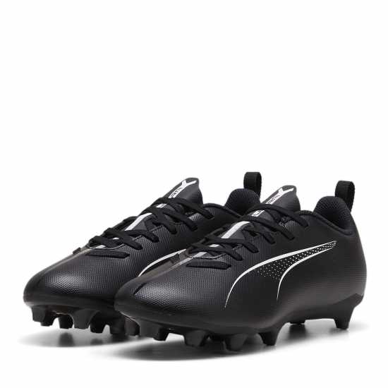 Puma Ultra Play Firm Ground Football Boots Childrens Черно/Бяло Puma Ultra Play Firm Ground Football Boots Childrens Черно/Бяло