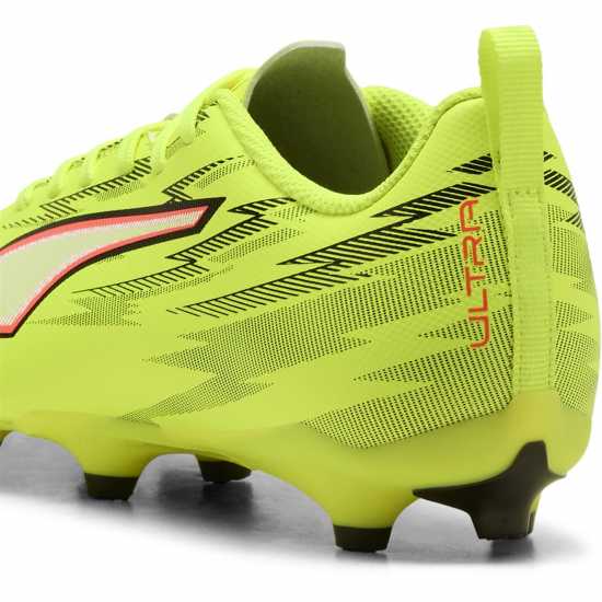 Puma Childrens  Ultra 5 Play Firm Ground Football Boots Yellow/Black 