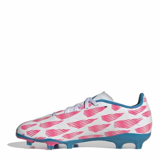 Adidas Predator League Childrens Firm Ground Football Boots Бяло/Розово Adidas Predator League Childrens Firm Ground Football Boots Бяло/Розово