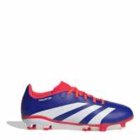 Adidas Predator League Childrens Firm Ground Football Boots Син/Бял/Червен 