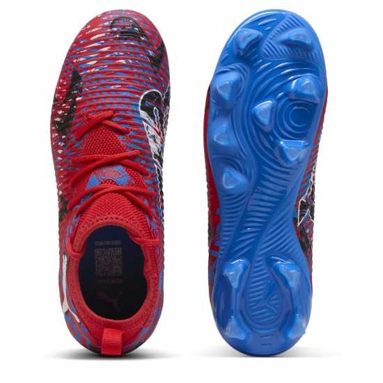Puma Future 8 Match Childrens Artificial Ground Football Boots Червен/Син 