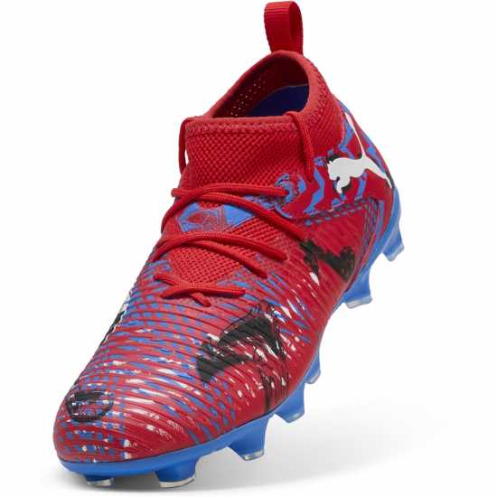 Puma Future 8 Match Childrens Artificial Ground Football Boots Червен/Син 