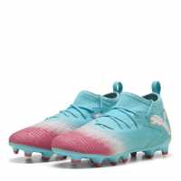 Puma Future 8 Match Childrens Artificial Ground Football Boots Синьо/Бяло 