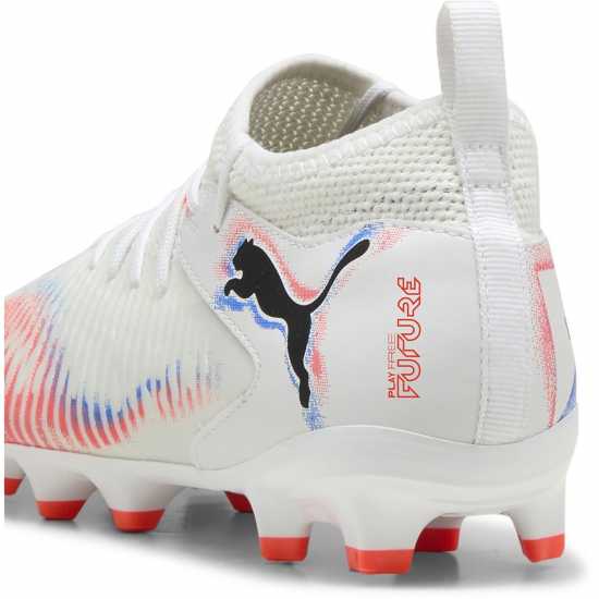 Puma Future 8 Match Childrens Artificial Ground Football Boots Бяло/Черно/Червено Puma Future 8 Match Childrens Artificial Ground Football Boots Бяло/Черно/Червено