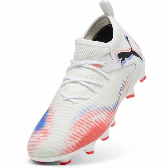 Puma Future 8 Match Childrens Artificial Ground Football Boots Бяло/Черно/Червено Puma Future 8 Match Childrens Artificial Ground Football Boots Бяло/Черно/Червено