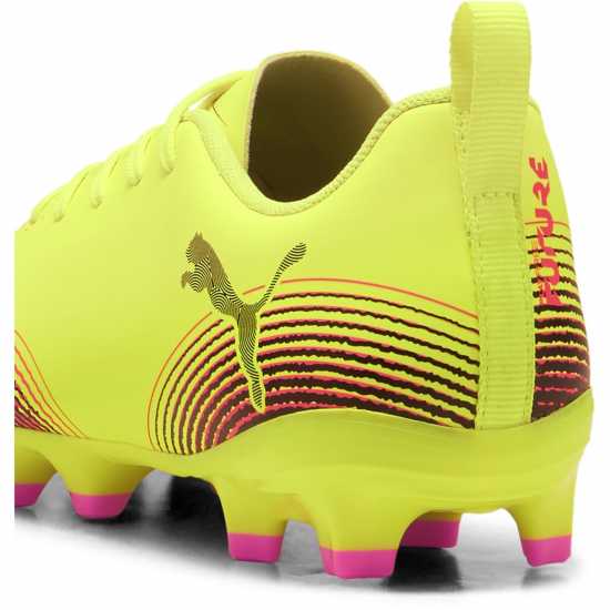 Puma Future 8 Play Childrens Artificial Ground Football Boots Жълто/Черно 