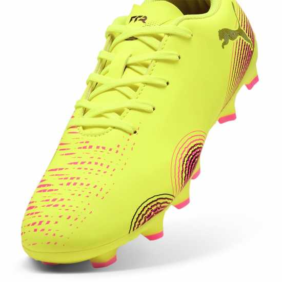 Puma Future 8 Play Childrens Artificial Ground Football Boots Жълто/Черно 