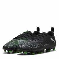 Puma Future 8 Play Childrens Artificial Ground Football Boots Черно/Зелено 