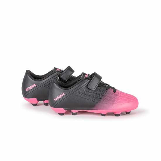 Karakal Gaelic 3 Firm Ground Football Boots Child Black/Pink Karakal Gaelic 3 Firm Ground Football Boots Child Black/Pink