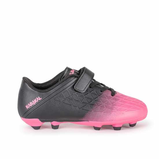 Karakal Gaelic 3 Firm Ground Football Boots Child Black/Pink Karakal Gaelic 3 Firm Ground Football Boots Child Black/Pink