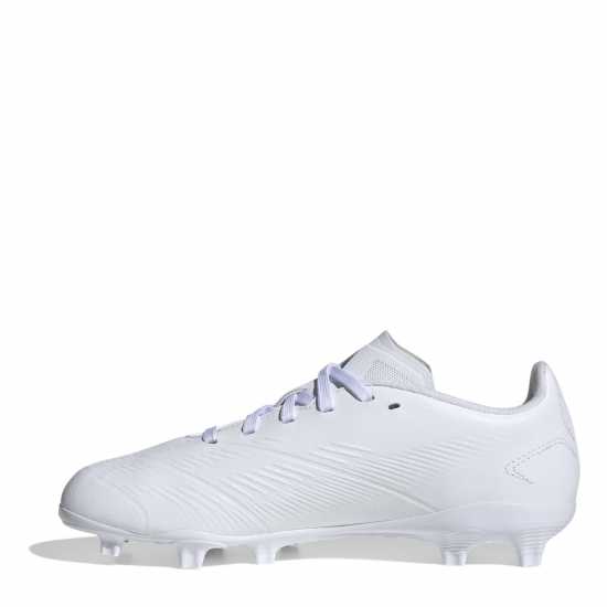 Детски футболни бутонки Adidas Predator 24 League Children's Firm Ground Boots Бяло/сребро Adidas Predator 24 League Children's Firm Ground Boots Бяло/сребро Детски футболни бутонки