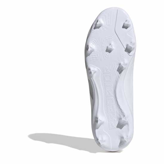 Детски футболни бутонки Adidas Predator 24 League Children's Firm Ground Boots Бяло/сребро Adidas Predator 24 League Children's Firm Ground Boots Бяло/сребро Детски футболни бутонки