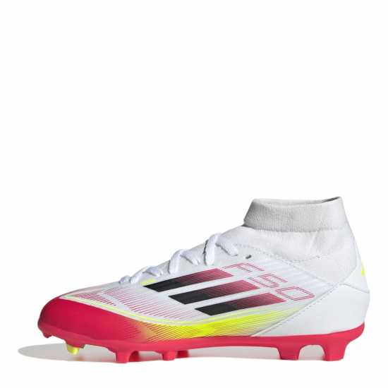 Adidas F50 League Mid Childrens Firm Ground Football Boots  