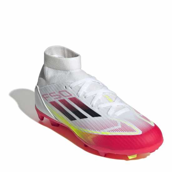 Adidas F50 League Mid Childrens Firm Ground Football Boots  