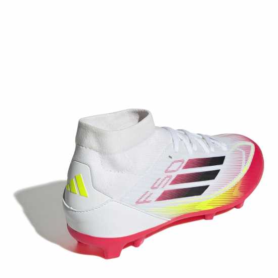 Adidas F50 League Mid Childrens Firm Ground Football Boots  