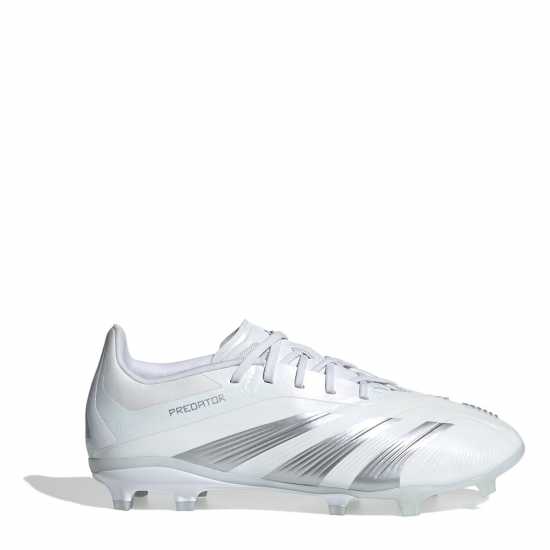 Детски футболни бутонки Adidas Predator 24 Elite Children Firm Ground Football Boots Бяло/сребро Adidas Predator 24 Elite Children Firm Ground Football Boots Бяло/сребро Детски футболни бутонки