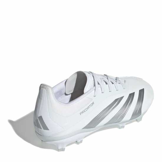 Детски футболни бутонки Adidas Predator 24 Elite Children Firm Ground Football Boots Бяло/сребро Adidas Predator 24 Elite Children Firm Ground Football Boots Бяло/сребро Детски футболни бутонки