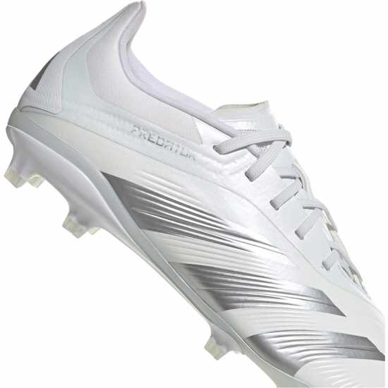 Детски футболни бутонки Adidas Predator 24 Elite Children Firm Ground Football Boots Бяло/сребро Adidas Predator 24 Elite Children Firm Ground Football Boots Бяло/сребро Детски футболни бутонки