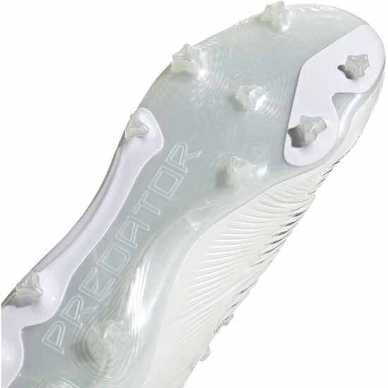 Детски футболни бутонки Adidas Predator 24 Elite Children Firm Ground Football Boots Бяло/сребро Adidas Predator 24 Elite Children Firm Ground Football Boots Бяло/сребро Детски футболни бутонки