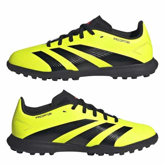 Детски футболни бутонки adidas Predator 24 League Children's Astro Turf Football Boots Жълто/Черно/Червено adidas Predator 24 League Children's Astro Turf Football Boots Жълто/Черно/Червено Детски футболни бутонки