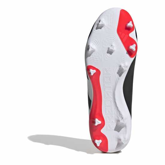 Adidas Predator 24 League Laceless Childrens Firm Ground Football Boots Black/White/Red Детски футболни бутонки