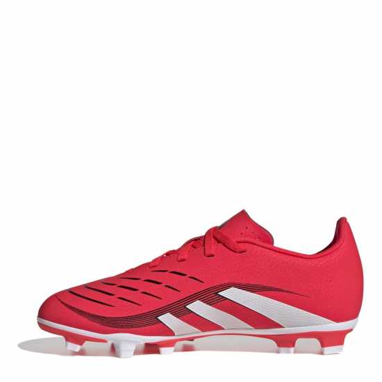 Adidas Predator Club Childrens Firm Ground Football Boots Червено/Бяло Adidas Predator Club Childrens Firm Ground Football Boots Червено/Бяло