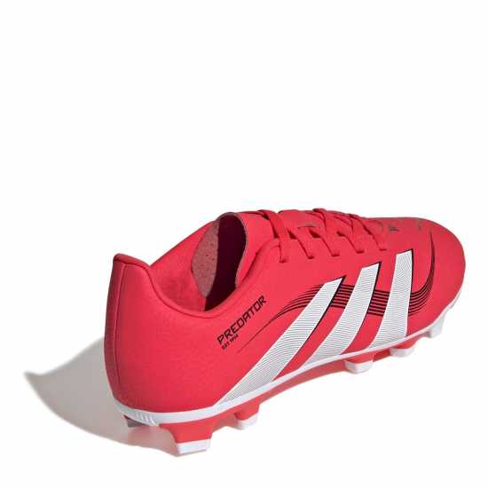 Adidas Predator Club Childrens Firm Ground Football Boots Червено/Бяло Adidas Predator Club Childrens Firm Ground Football Boots Червено/Бяло