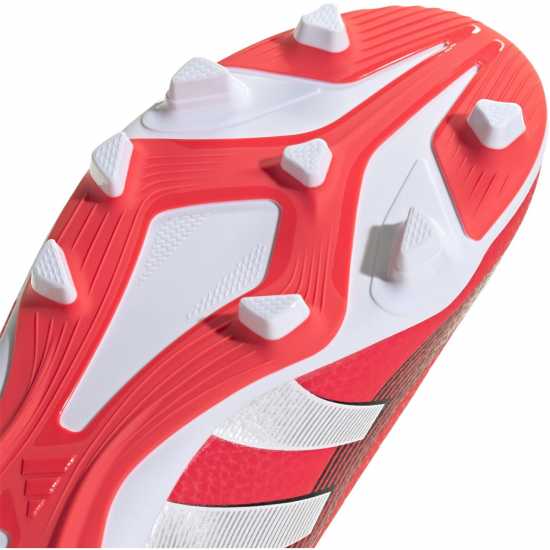 Adidas Predator Club Childrens Firm Ground Football Boots Червено/Бяло Adidas Predator Club Childrens Firm Ground Football Boots Червено/Бяло