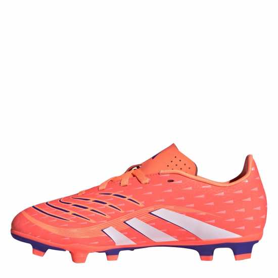 Adidas Predator Club Childrens Firm Ground Football Boots Оранжево/Бяло Adidas Predator Club Childrens Firm Ground Football Boots Оранжево/Бяло