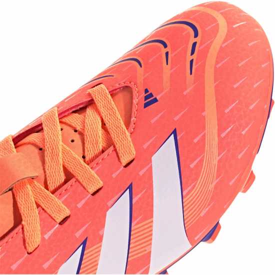 Adidas Predator Club Childrens Firm Ground Football Boots Оранжево/Бяло Adidas Predator Club Childrens Firm Ground Football Boots Оранжево/Бяло